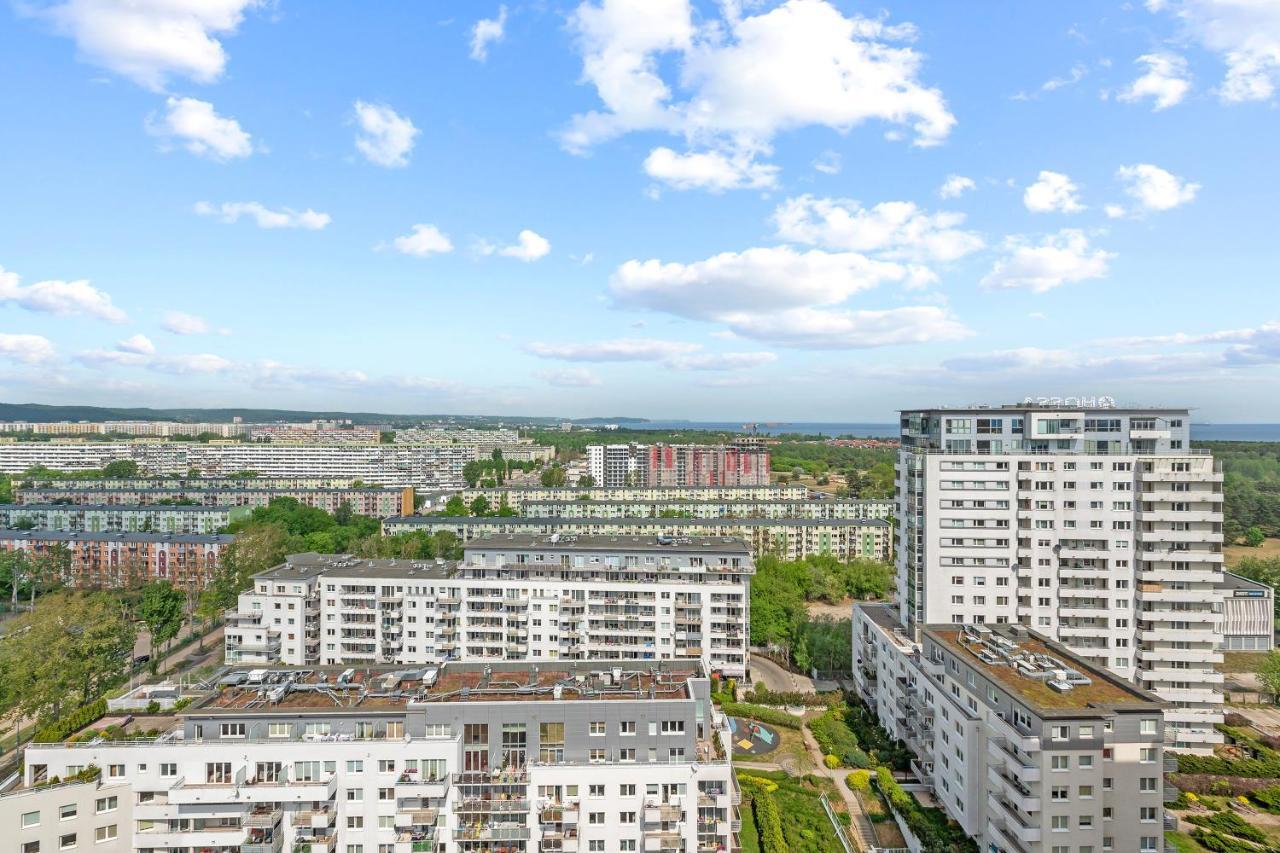 Top Floor Z Widokiem Na Morze By Downtown Apartments Gdansk Exterior photo